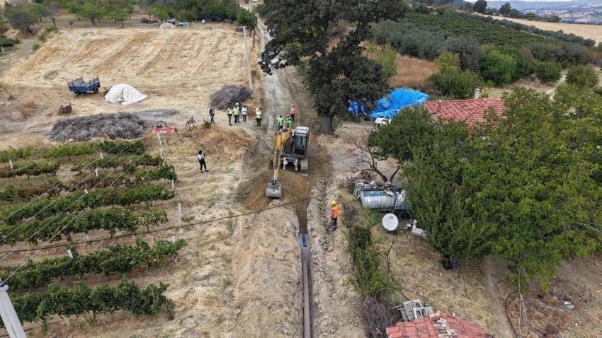 Manisa'da 40 yıllık su sorununa çözüm! Dev altyapı projesi hızla ilerliyor