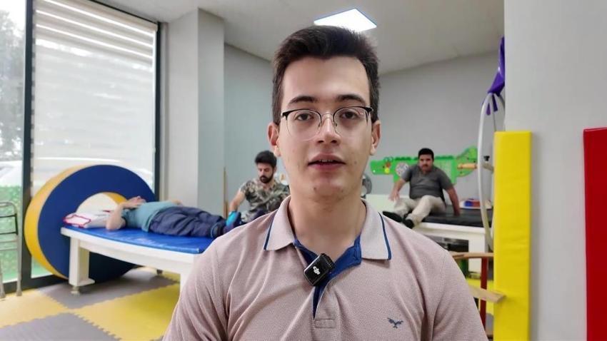 15 yılda yürümeyi başardı: Amasyalı genç Tıp fakültesini kazandı