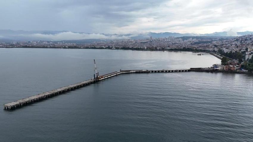 Ordu'da 140 metrelik çalışma bitti: Atatürk Rıhtımında imalat tamamlandı