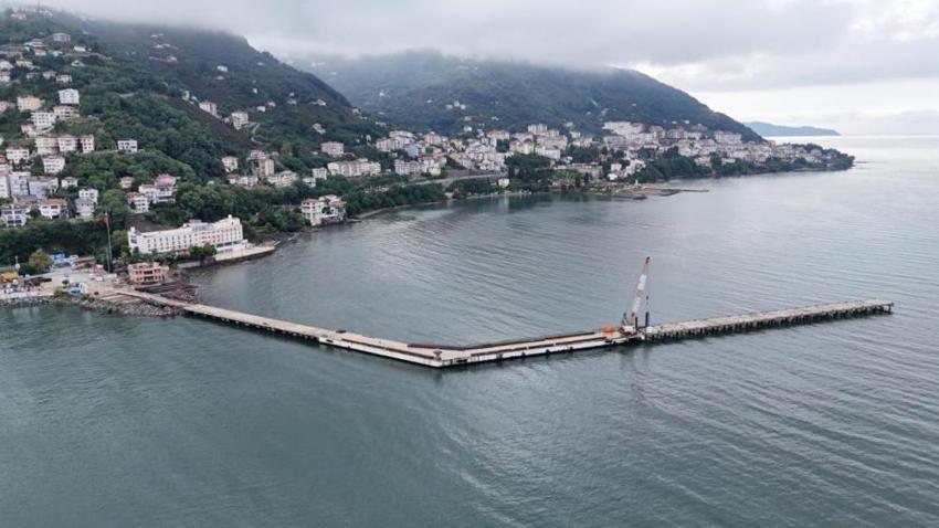 Ordu'da 140 metrelik çalışma bitti: Atatürk Rıhtımında imalat tamamlandı