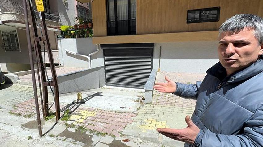 Avcılar’da akılalmaz görüntü! Garaj yaptılar ama araç giremiyor: Nedeni tam önünde