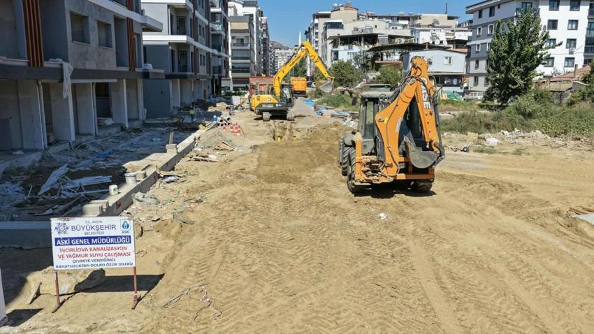 Aydın Büyükşehir Belediyesi çalışıyor İncirliova kazanıyor! İlçede 1,3 milyar liralık altyapı yatırımı sürüyor
