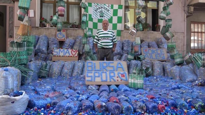Yıllarca tek tek topladı, sayı 1 milyona ulaştı! Hepsini Bursaspor’a bağışlayacak