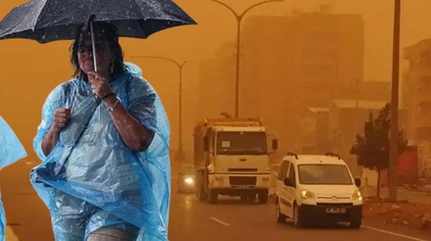 Meteoroloji’den peş peşe uyarılar! Kuvvetli yağış, fırtına ve toz taşınımı geliyor