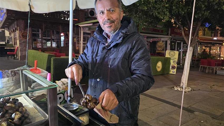 Kışın vazgeçilmezi tezgâha indi ama fiyatı el yaktı: Bandırma’da kestane kebabının kilosu 1.000 TL!