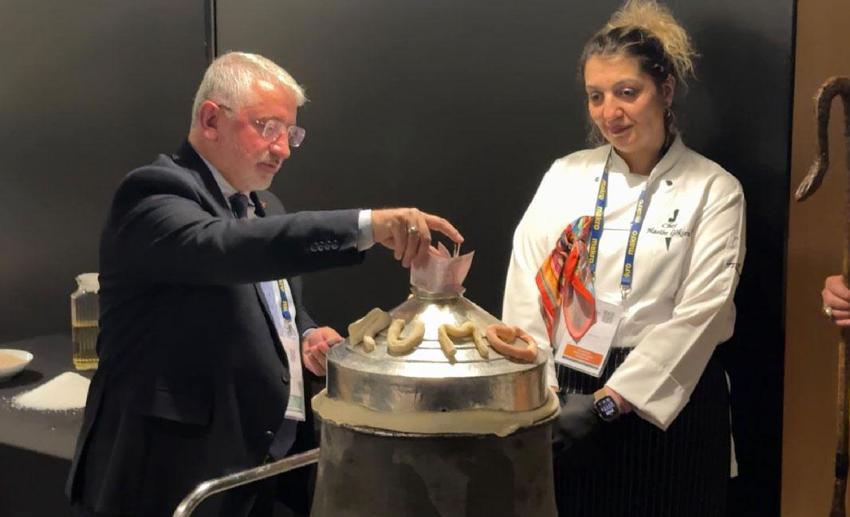 Çorum'un coğrafi işaretli lezzeti İskilip dolması San Sebastian Gastronomika'da dünya sahnesine taşındı