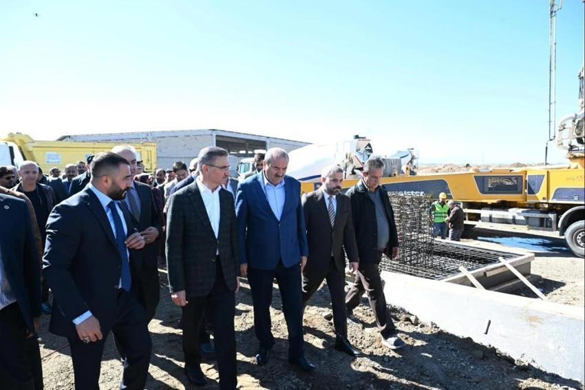 Erzurum'da esnafın yeni merkezi yükseliyor: Oto Tamir ve İmalatçılar Sanayi Sitesi'nin temeli atıldı