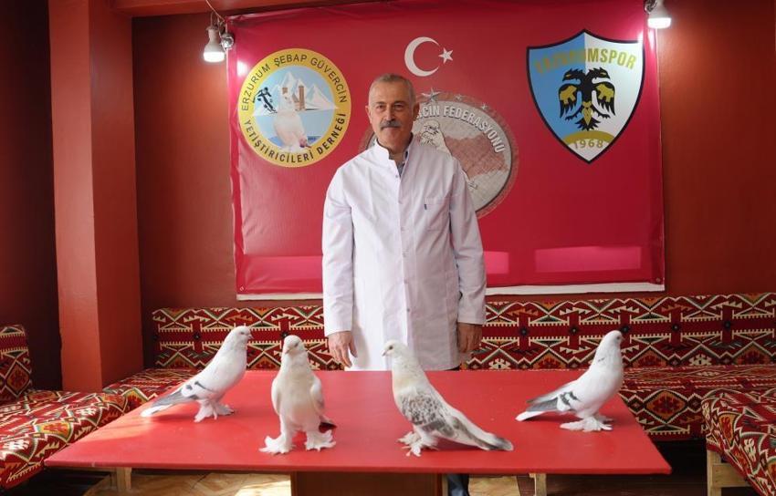 Güvercinleri için 3+1 sobalı ev kiraladı! Kuşların değeri milyonları buluyor ama o para ile ölçmüyor! Aylık 10 bin lira harcıyor