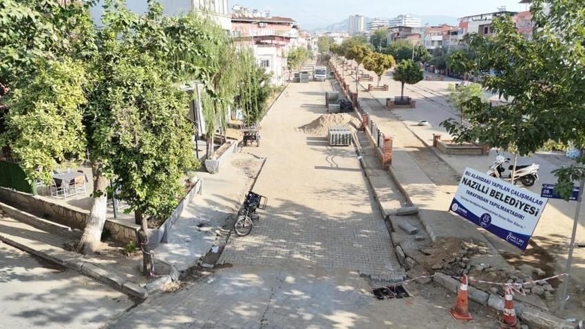 Nazilli'de yol yenileme seferberliği: Çalışmalar Yeni Mahalle'de başladı