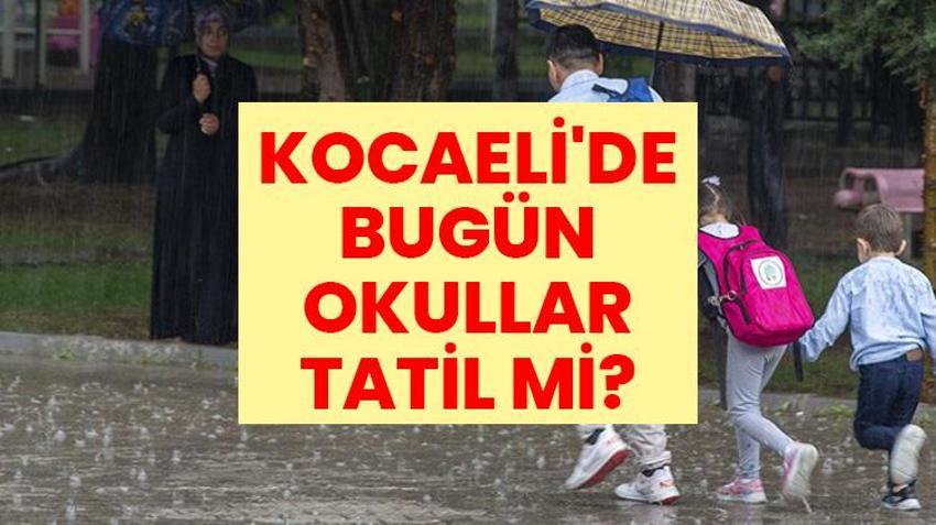 KOCAELİ'DE OKULLAR BUGÜN TATİL Mİ? Sağanak yağış Marmara'yı ele geçirdi: Kocaeli'de yarın (16 Ekim) okullar tatil mi?