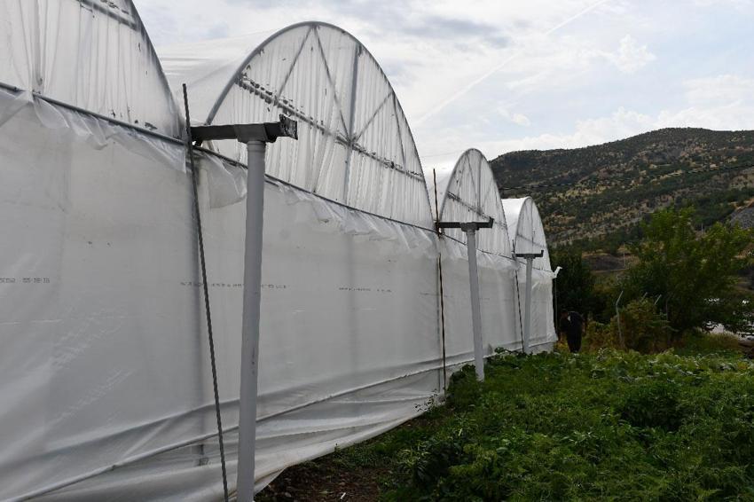 Devletin verdiği yüzde 50 hibe ile kurdukları seralar gelir kaynakları oldu! Bakanlığı projesi Şırnaklı üreticiye can suyu oldu