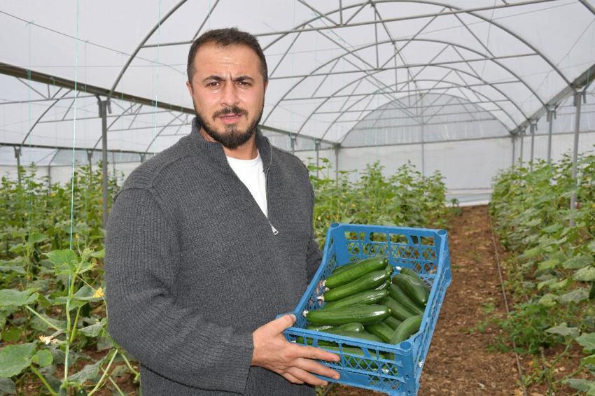 Devletin verdiği yüzde 50 hibe ile kurdukları seralar gelir kaynakları oldu! Bakanlığı projesi Şırnaklı üreticiye can suyu oldu