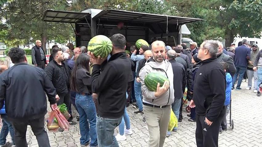 Amasya'da 10 ton bedava dağıtıldı! Duyan koştu, 5 dakikada tükendi