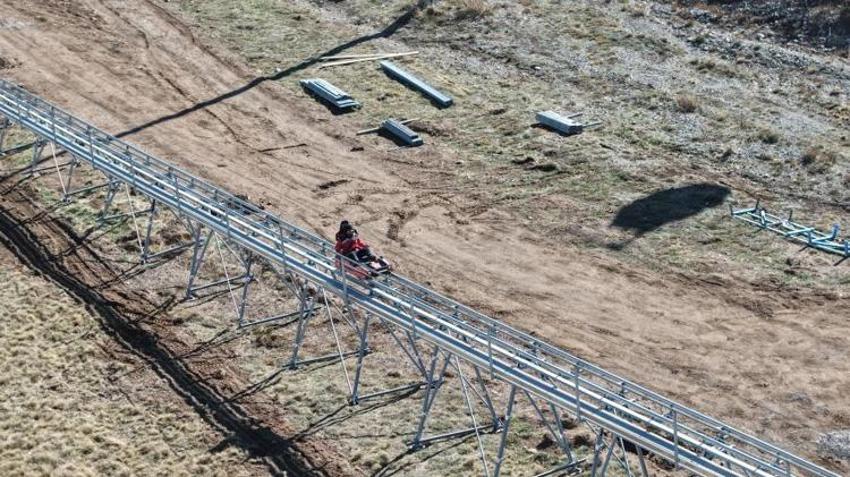 Erciyes'te geri sayım! Test sürüşlerine geçildi: 1.100 metrelik dev parkurda nefesler tutuldu