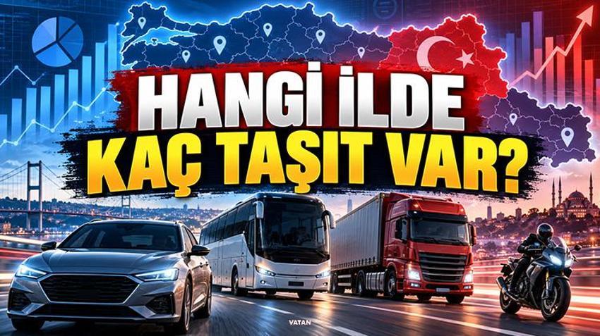 Türkiye’de taşıt sayısı 35 milyonu aştı! İşte il il araç sayısı: İstanbul, Ankara ve İzmir'de kaç taşıt var? İşte TÜİK verileriyle son durum