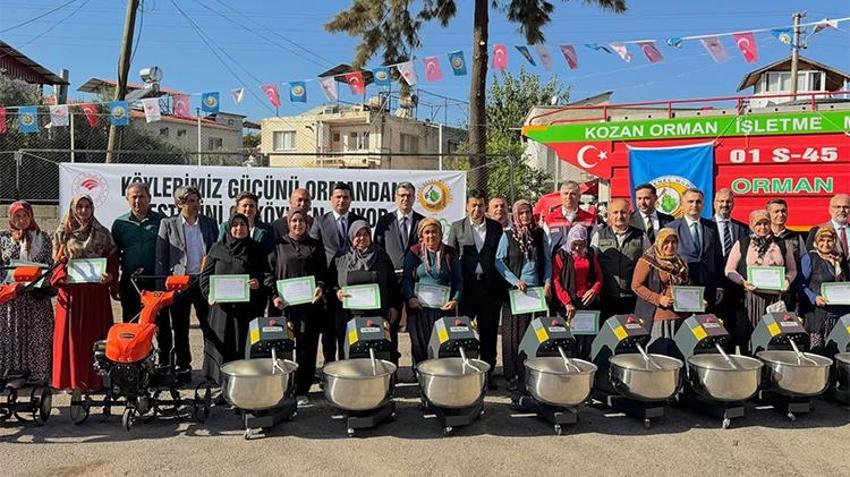 Adana'da kadın üreticilere önemli destek! Hibe edildi