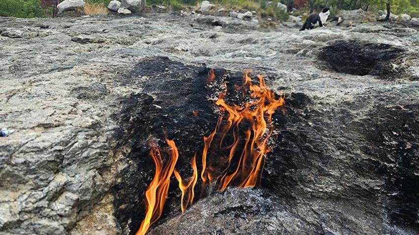 Antalya'daki Yanartaş'ta büyük değişim! Yıllardan beri turistlerin uğrak noktası