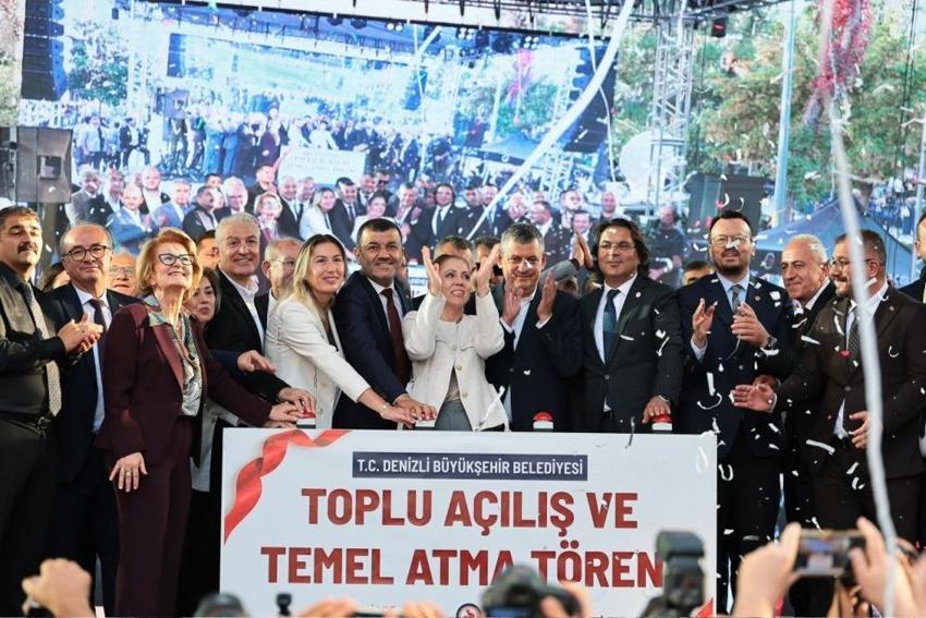 Denizli'de dev yatırım hamlesi: 16 milyar TL'lik 48 projenin açılışı yapıldı ve temelleri atıldı!