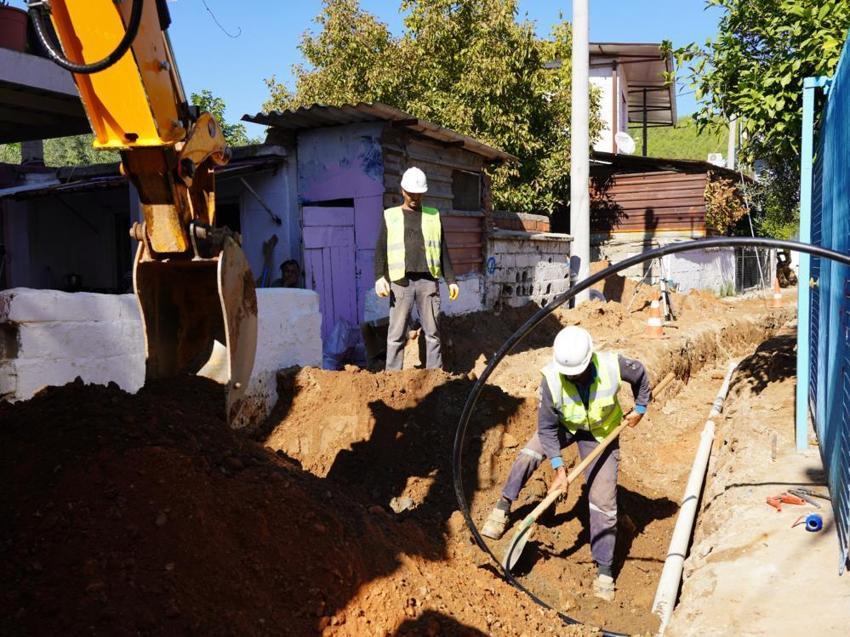 Milas Küçükdibekdere'de 8 yıllık çile bitti: Sokaklara akan atık sular tarih oluyor!