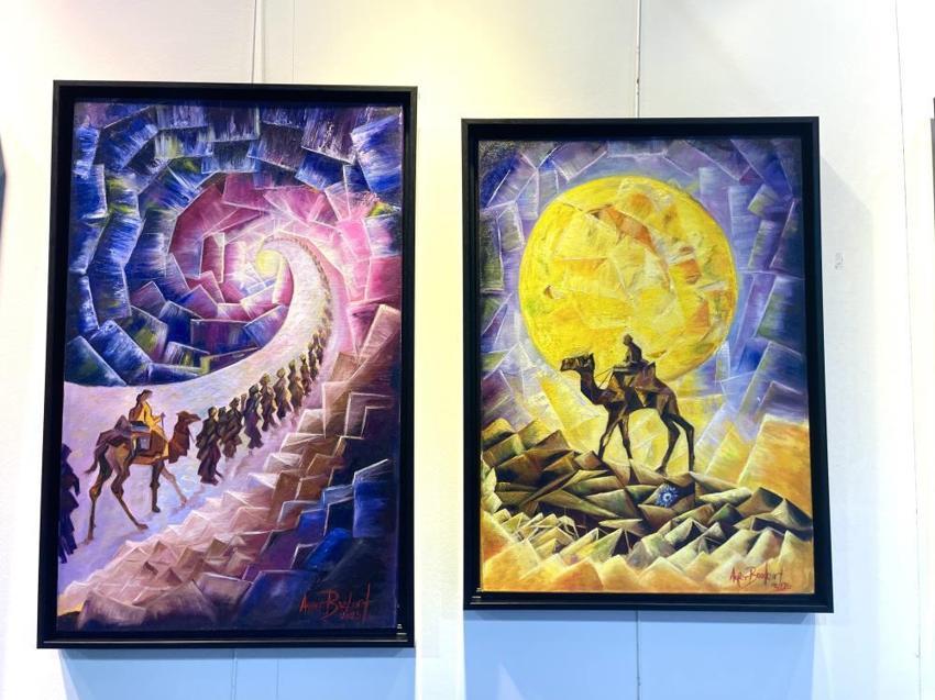 Soba kömürüyle başladı, 'Şalvarlı Picasso' oldu: İnsanların yüzündeki çileleri tablolara aktarıyor!
