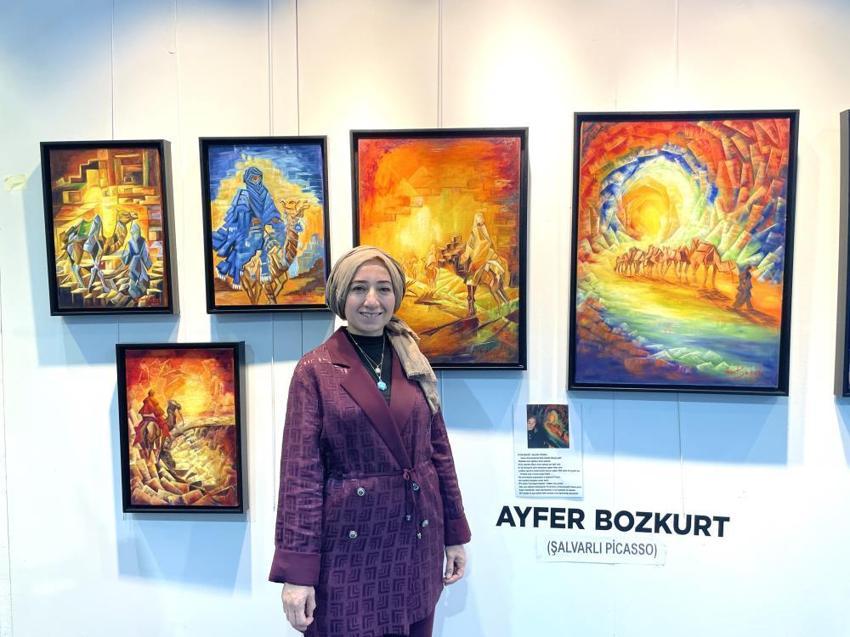 Soba kömürüyle başladı, 'Şalvarlı Picasso' oldu: İnsanların yüzündeki çileleri tablolara aktarıyor!