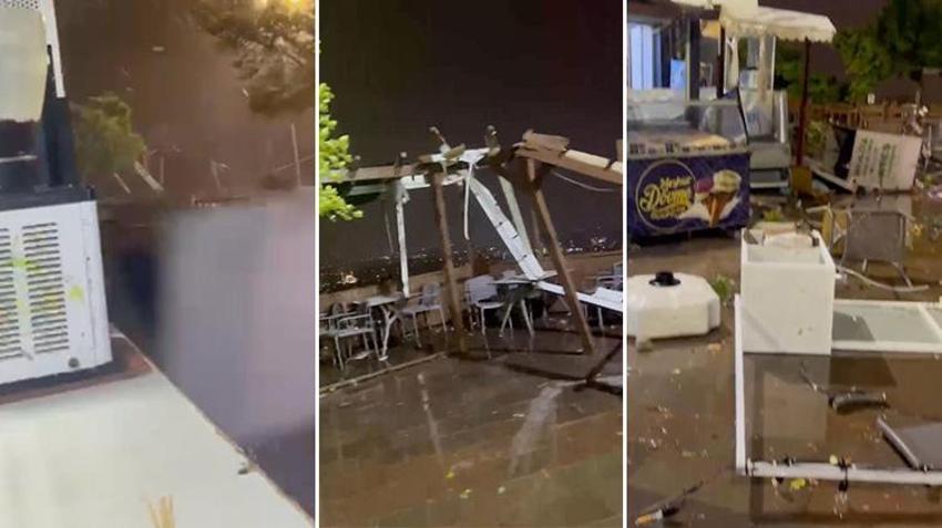 Antalya gece yarısı kabusu yaşadı! İnşaat alanında çıkan hortum 4 can aldı: Kule vinci devridi, konteynerler parçalandı