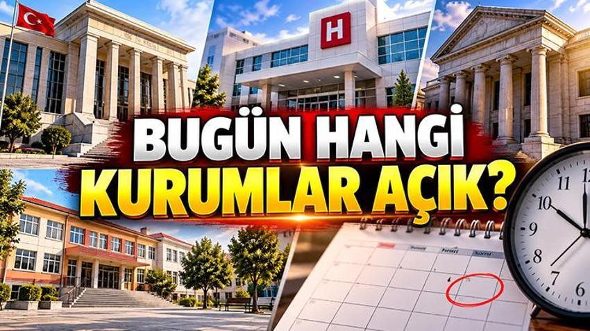 BUGÜN HANGİ KURUMLAR AÇIK? Bankalar, kargo şirketleri, belediyeler, valilikler, kaymakamlıklar, hastaneler, eczaneler açık mı? 28 Ekim'de hangi kurumlar kapalı?