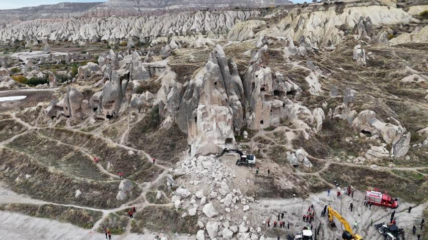 Kapadokya faciasının yaşandığı alanın son hali! Öncesi ve sonrası görüntülendi