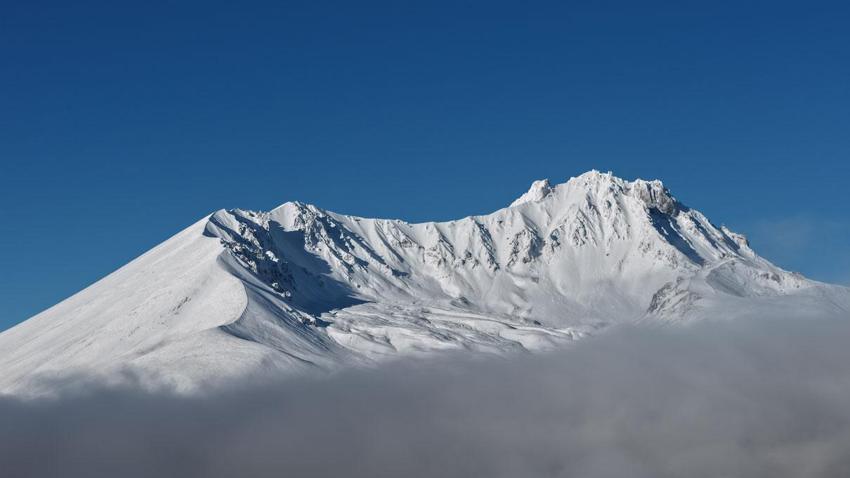 Erciyes Dağı'na kar yağdı, güzel görüntüler ortaya çıktı
