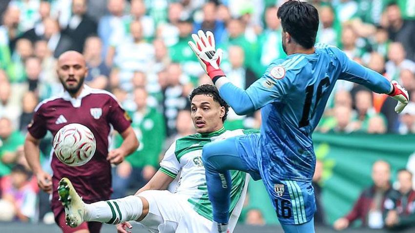 Bursaspor - Bandırmaspor maçında 3 puan 3 golle geldi