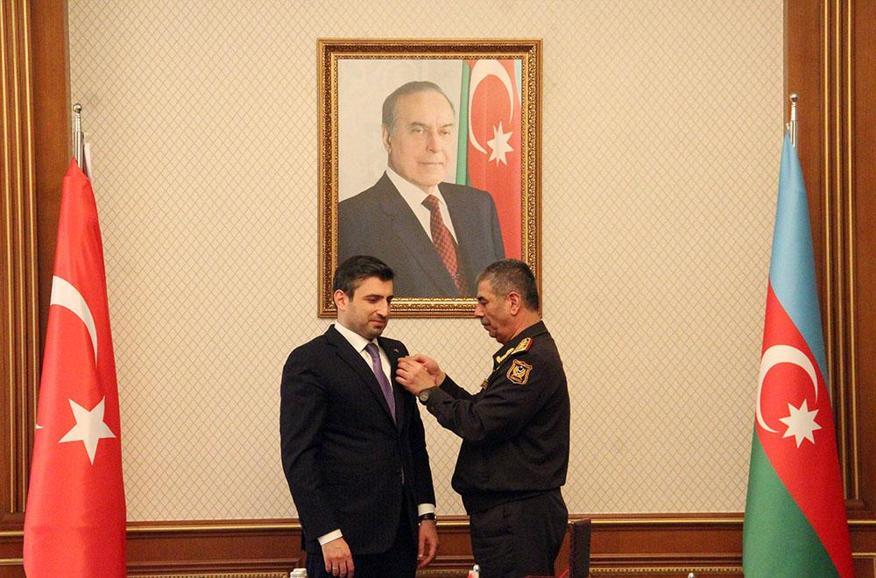Selçuk Bayraktar, Azerbaycan Cumhurbaşkanı Aliyevi ziyaret etti