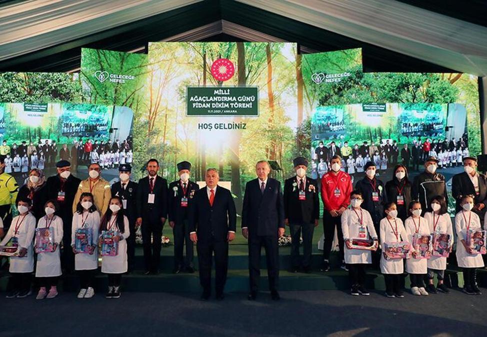 Cumhurbaşkanı Erdoğan: Türkiye, ağaçlandırma çalışmalarında Avrupada birinci sırada